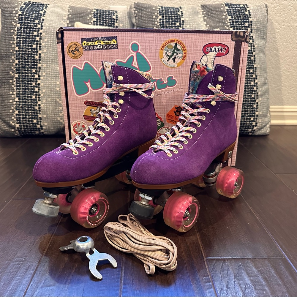 Moxi Lolly quad roller skates (Taffy Purple) Size: 9